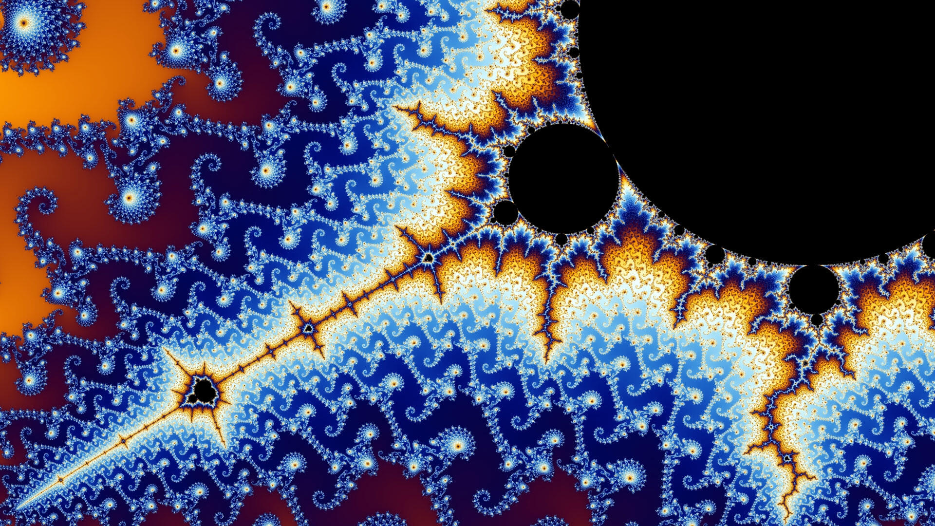 représentation de l'ensemble de Mandelbrot