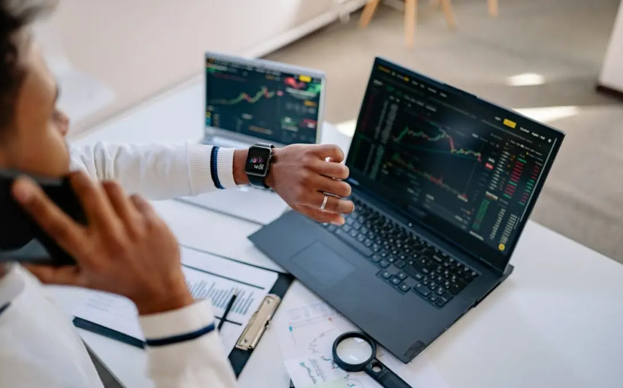 marqueurs d'un trader