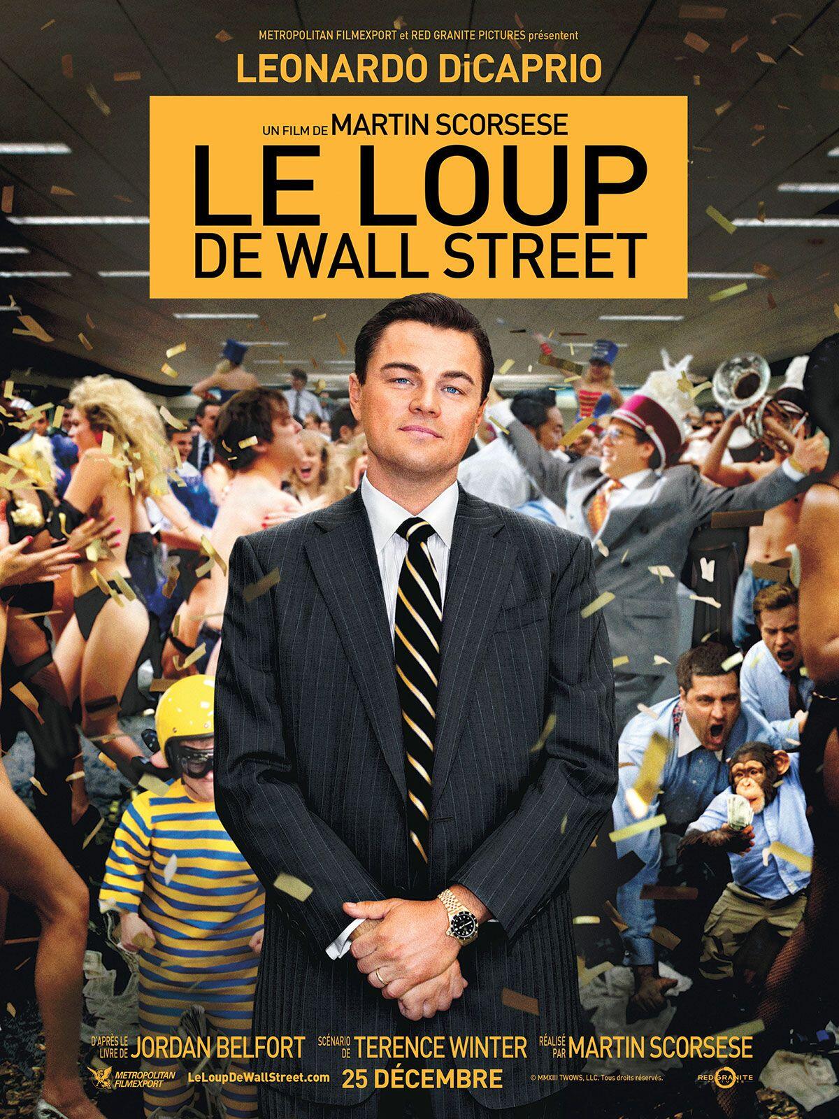 affiche du film Le Loup de Wall Street