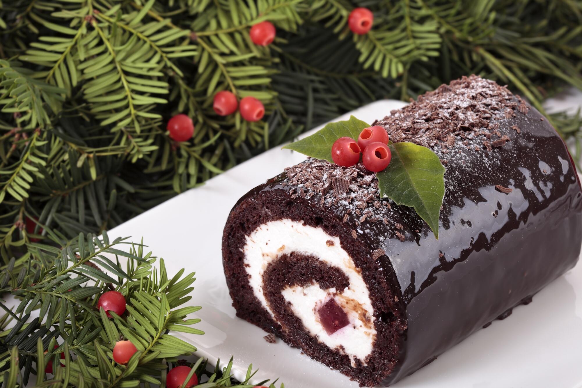 Une bûche de Noël