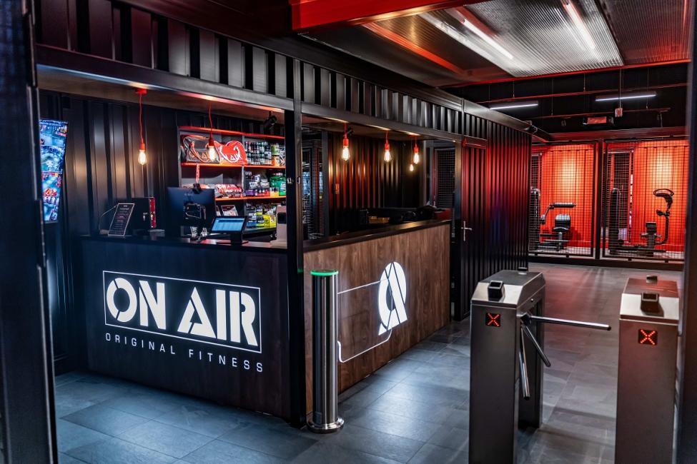 accueil d'une salle de sport française On Air