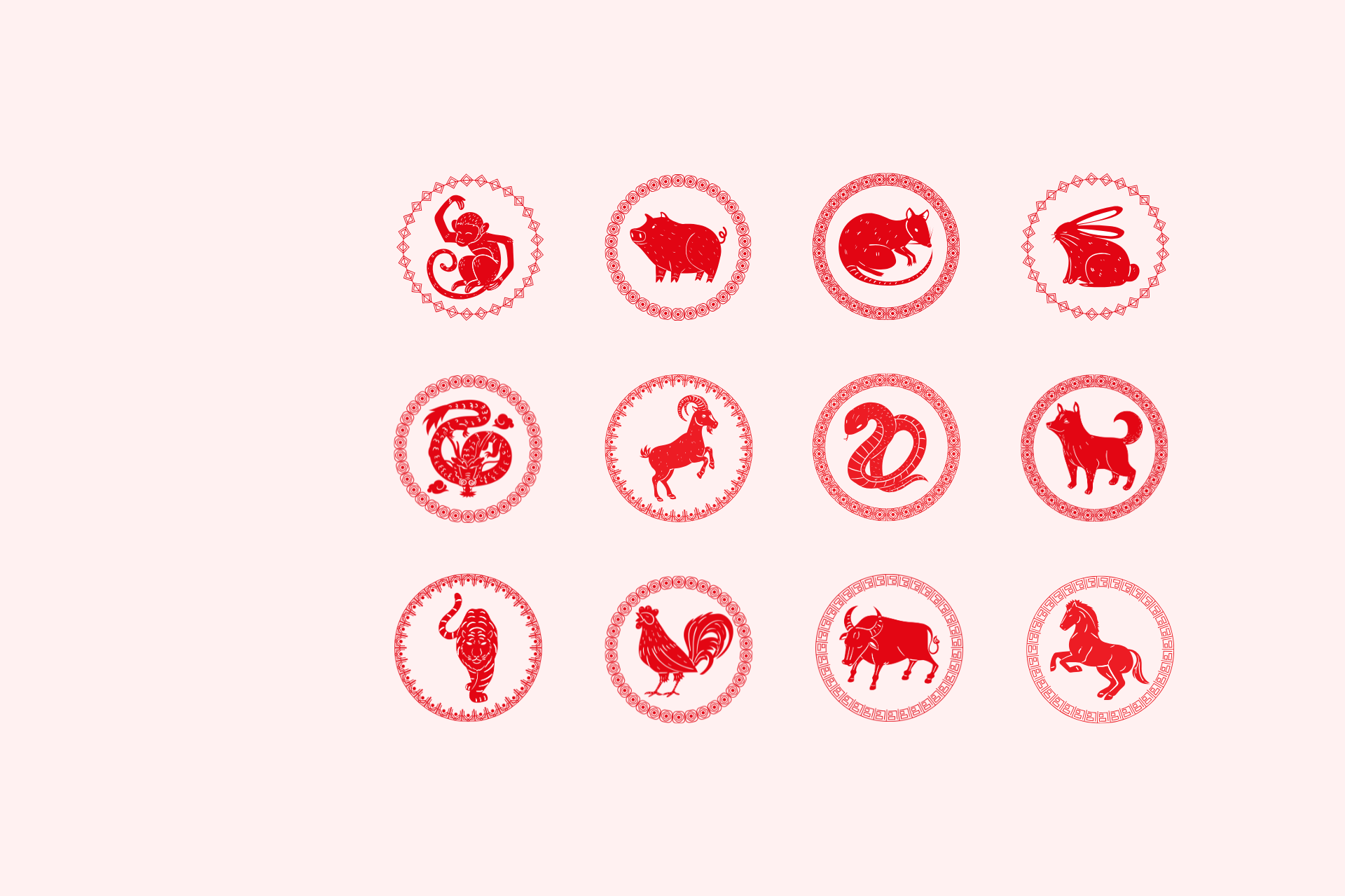 Signes du zodiaque chinois