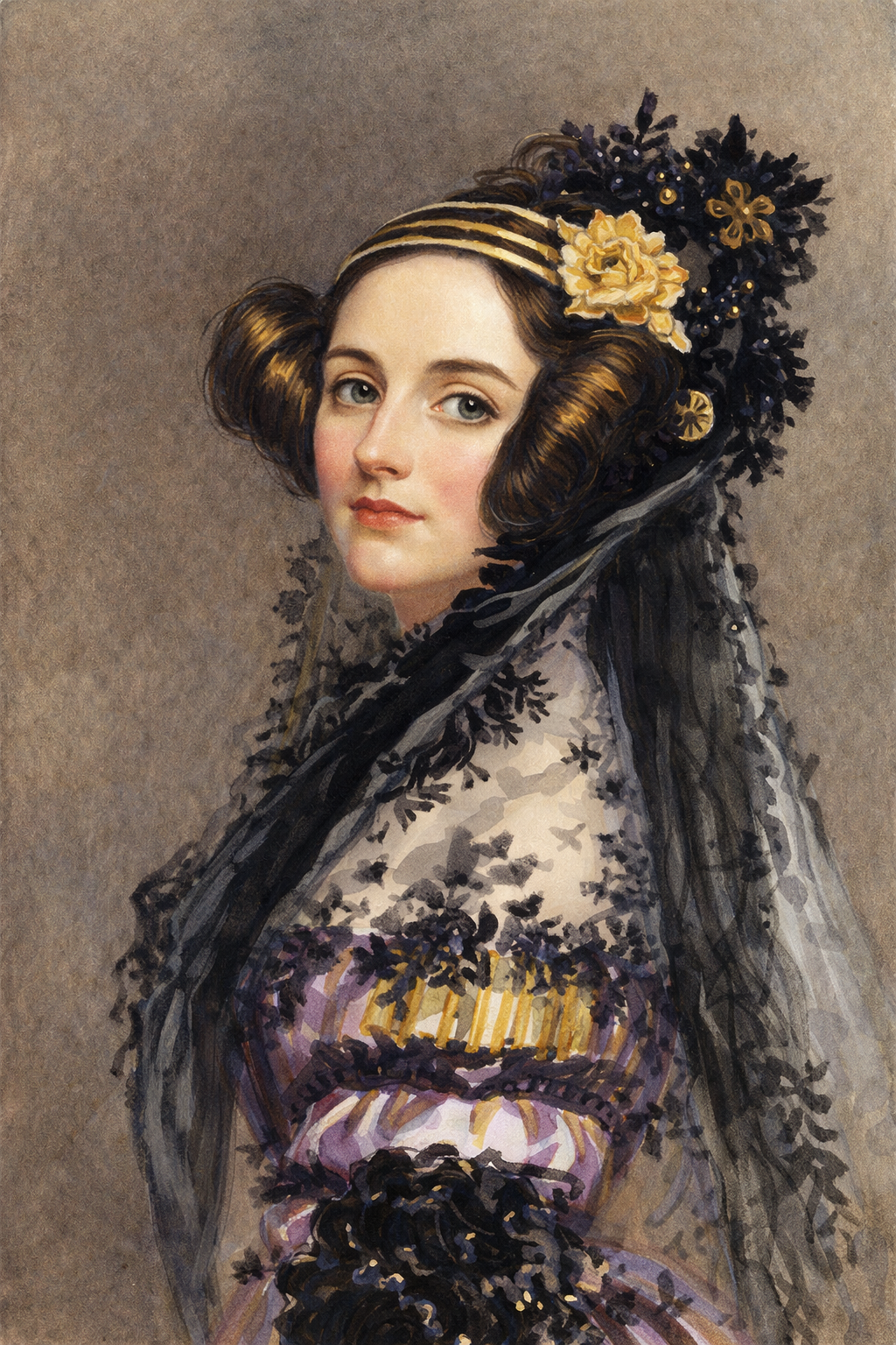 Image d'Ada Lovelace créée avec IA. 