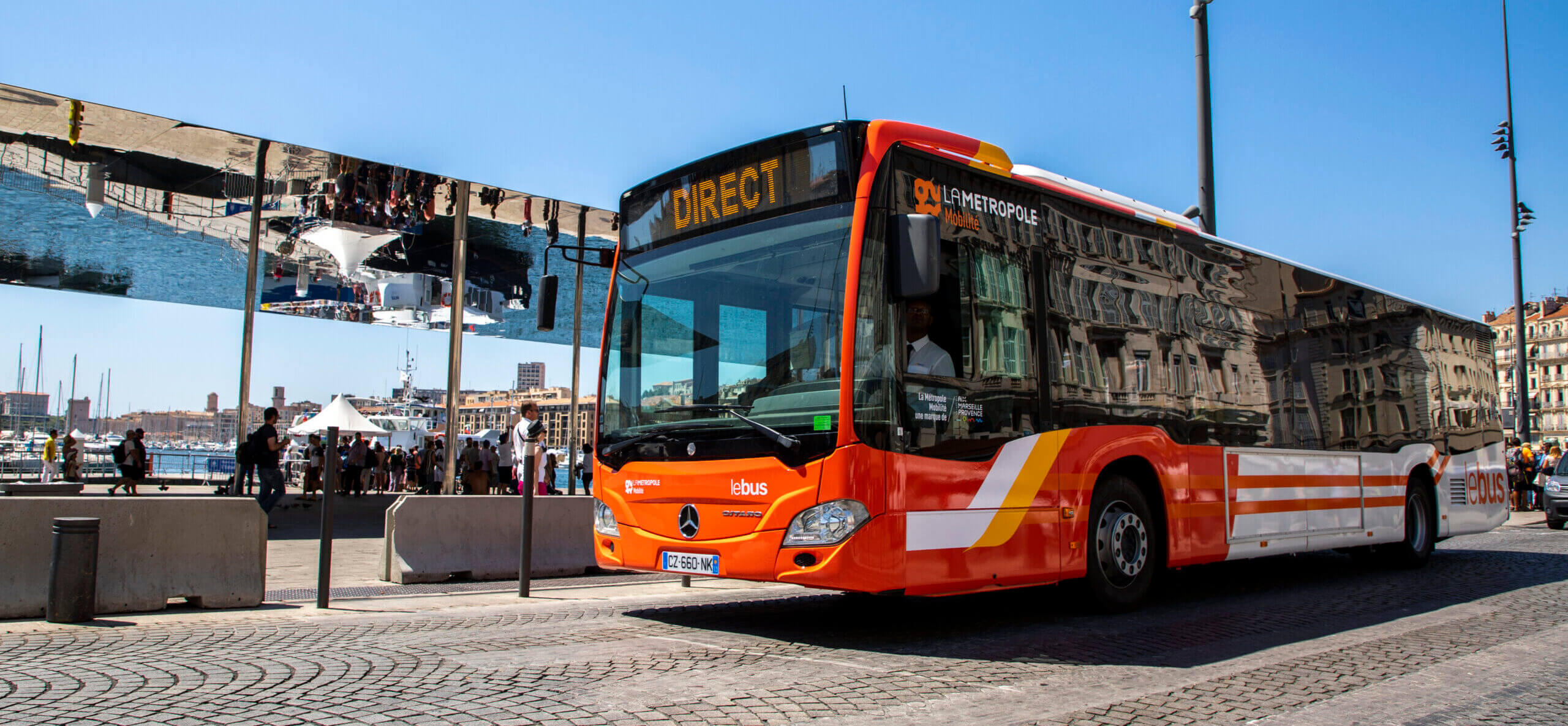 bus du réseau de transports marseillais