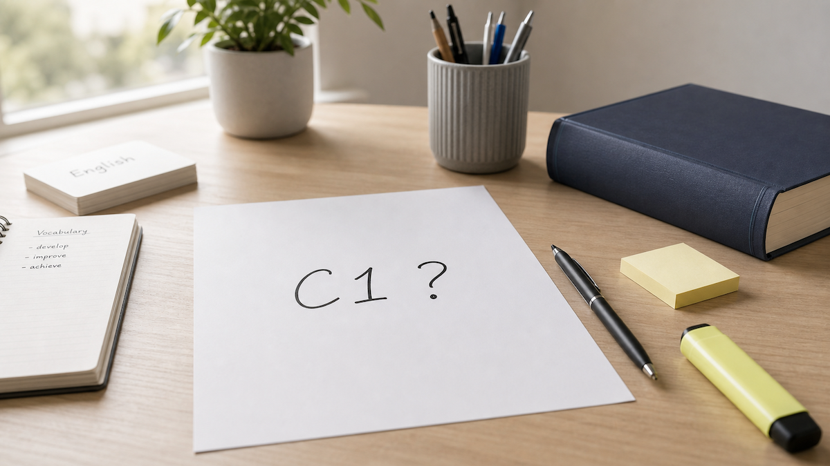 Le niveau C1 en anglais : premier niveau dit