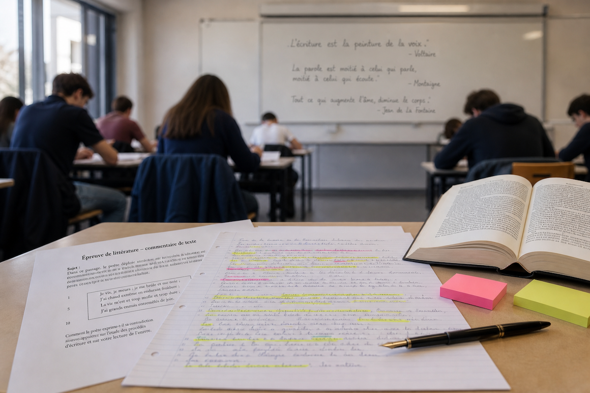 Au rattrapage, une matière littéraire bien préparée peut faire la différence.
