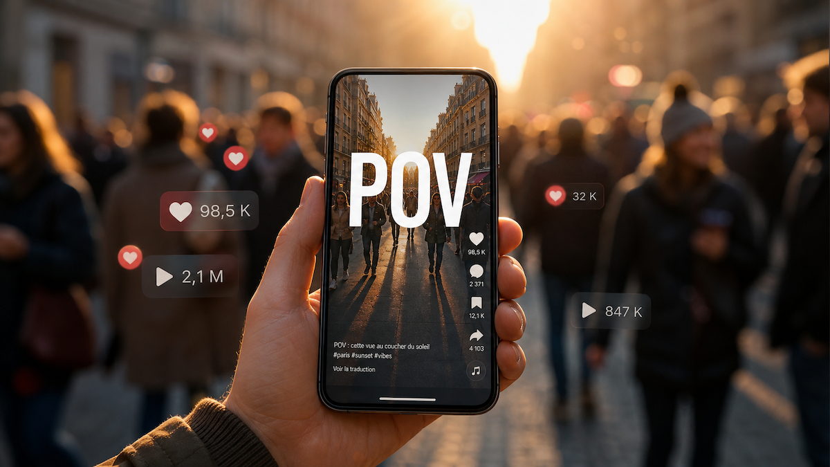 POV : de simple abréviation à phénomène mondial, le format qui a redéfini la création de contenu.