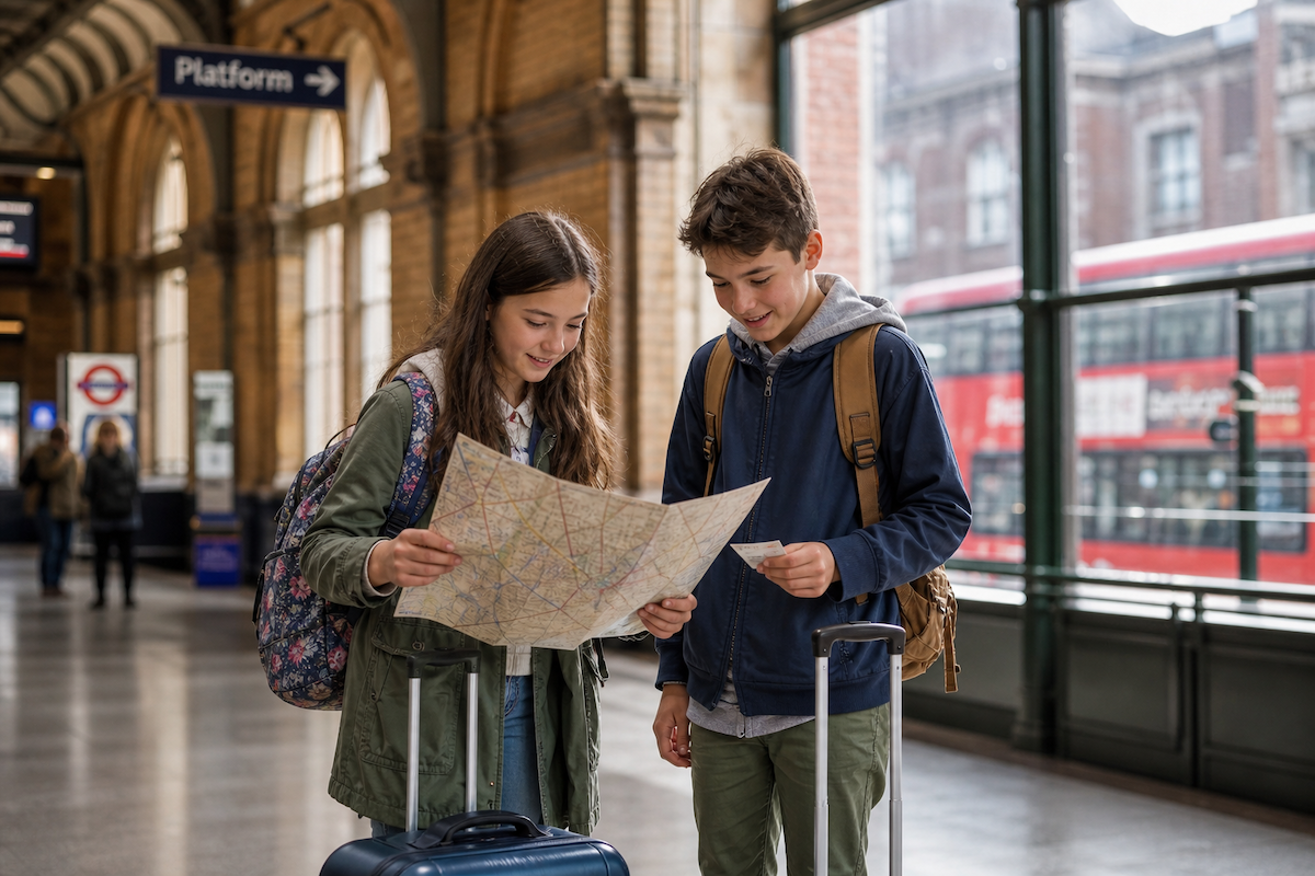 Demander son chemin, réserver un train ou une chambre d'hôtel, une formalité avec le niveau B1 ! 