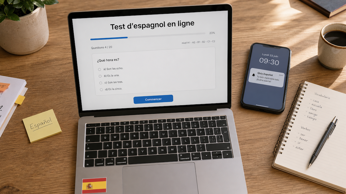 Ecran d'ordinateur portable avec écrit