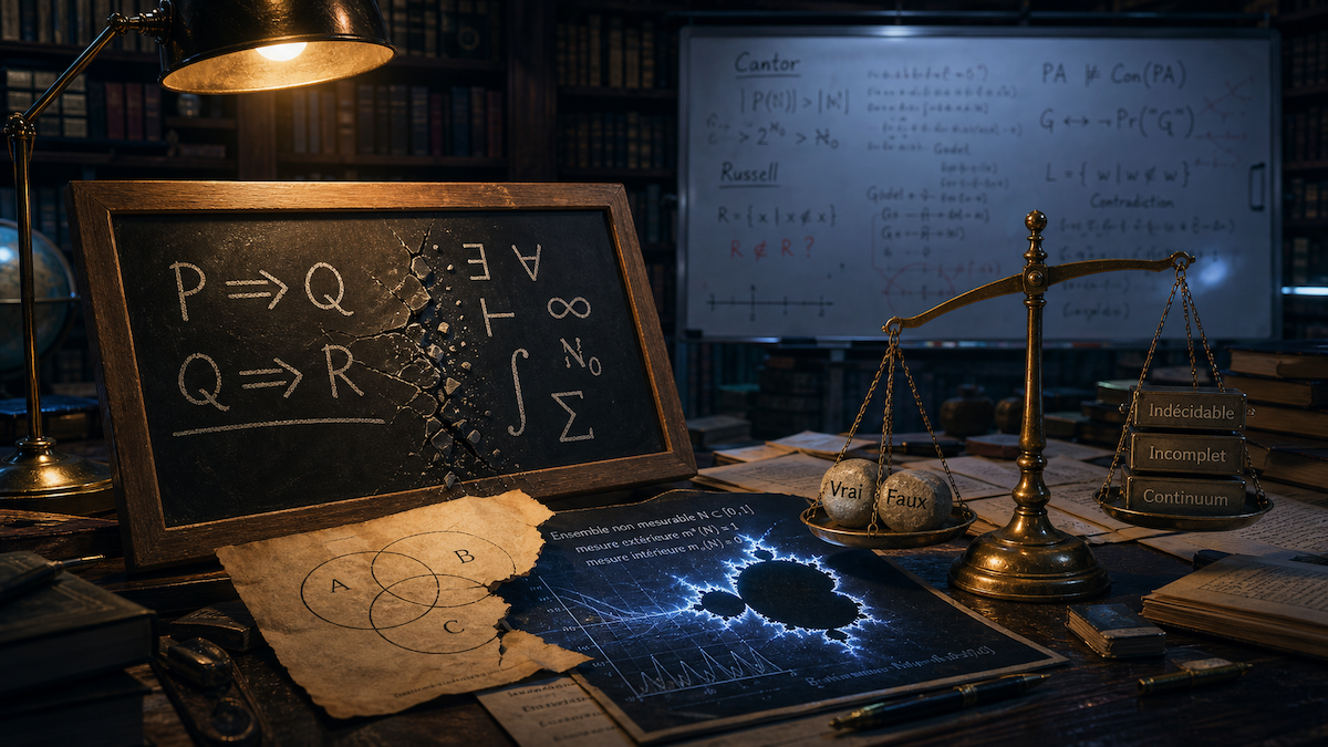 Logique aristotelicienne et mathématiques peuvent se heurter