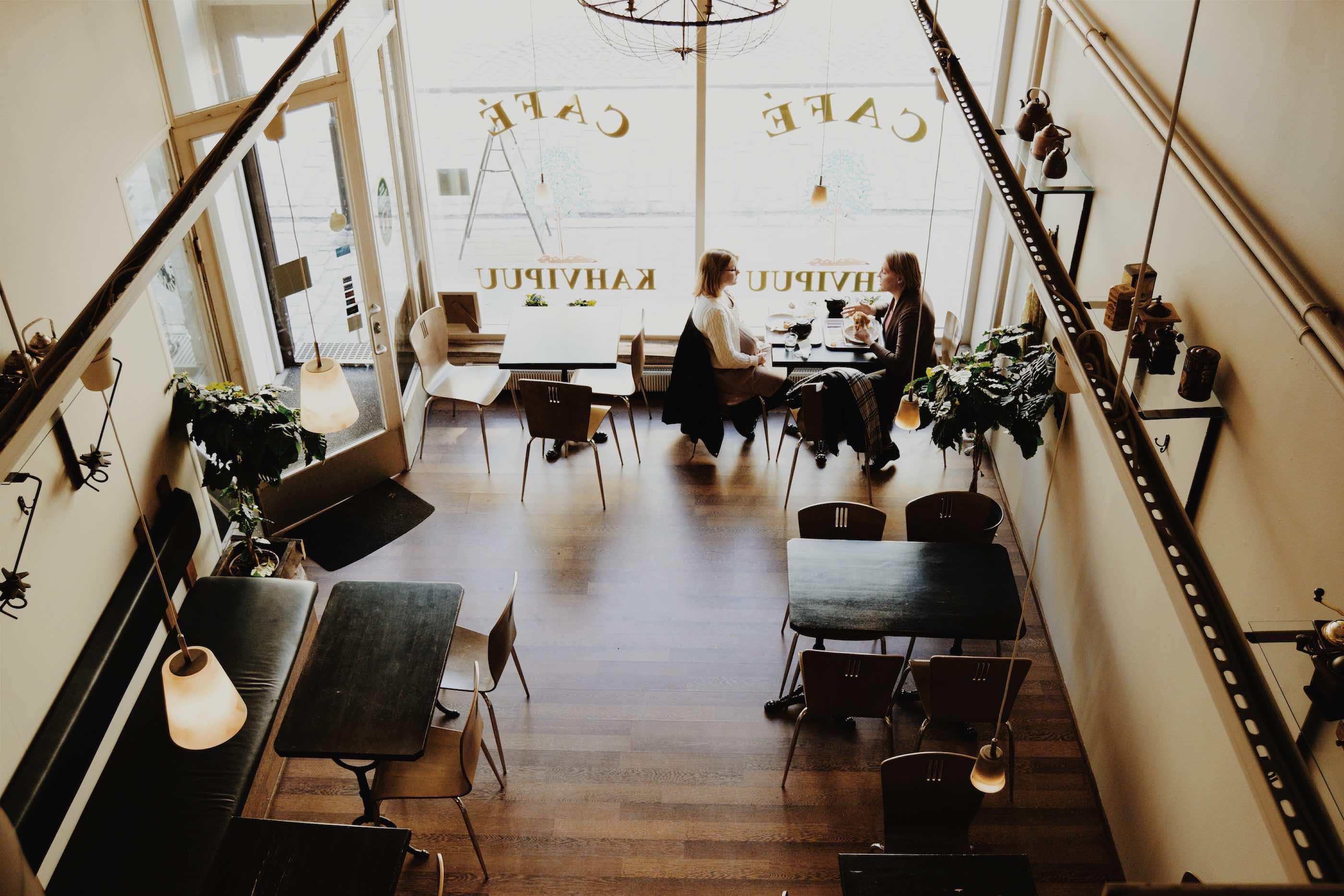 Can I teach Spanish in a café?