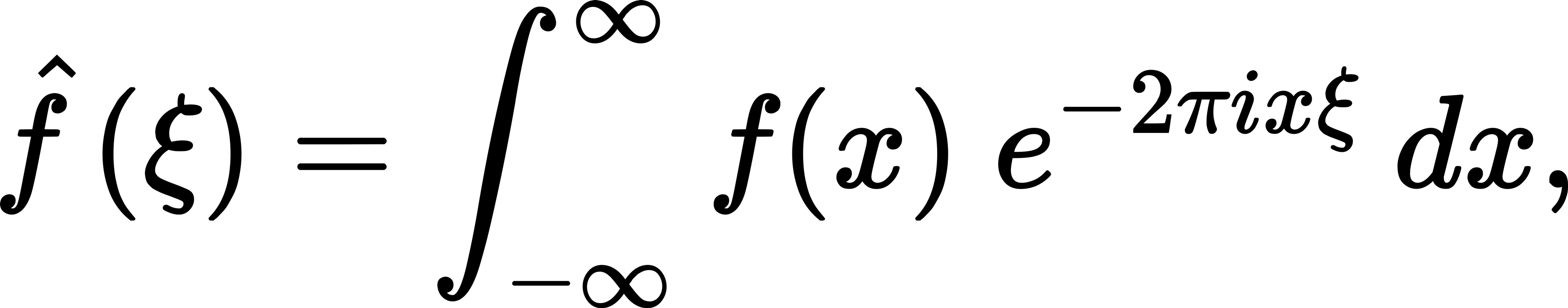 The Fourier transform decomposes a function of time into the frequencies that make it up.