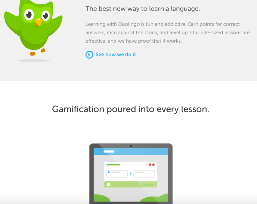 Duolingo is a perfect app to improve your level in English
