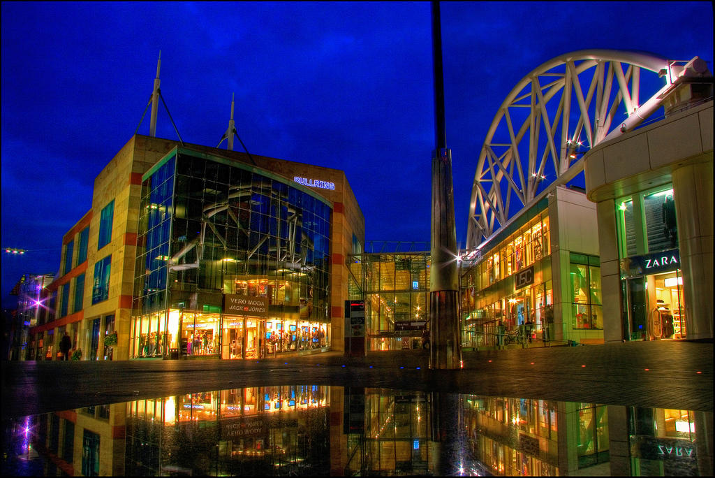 Birmingham at night