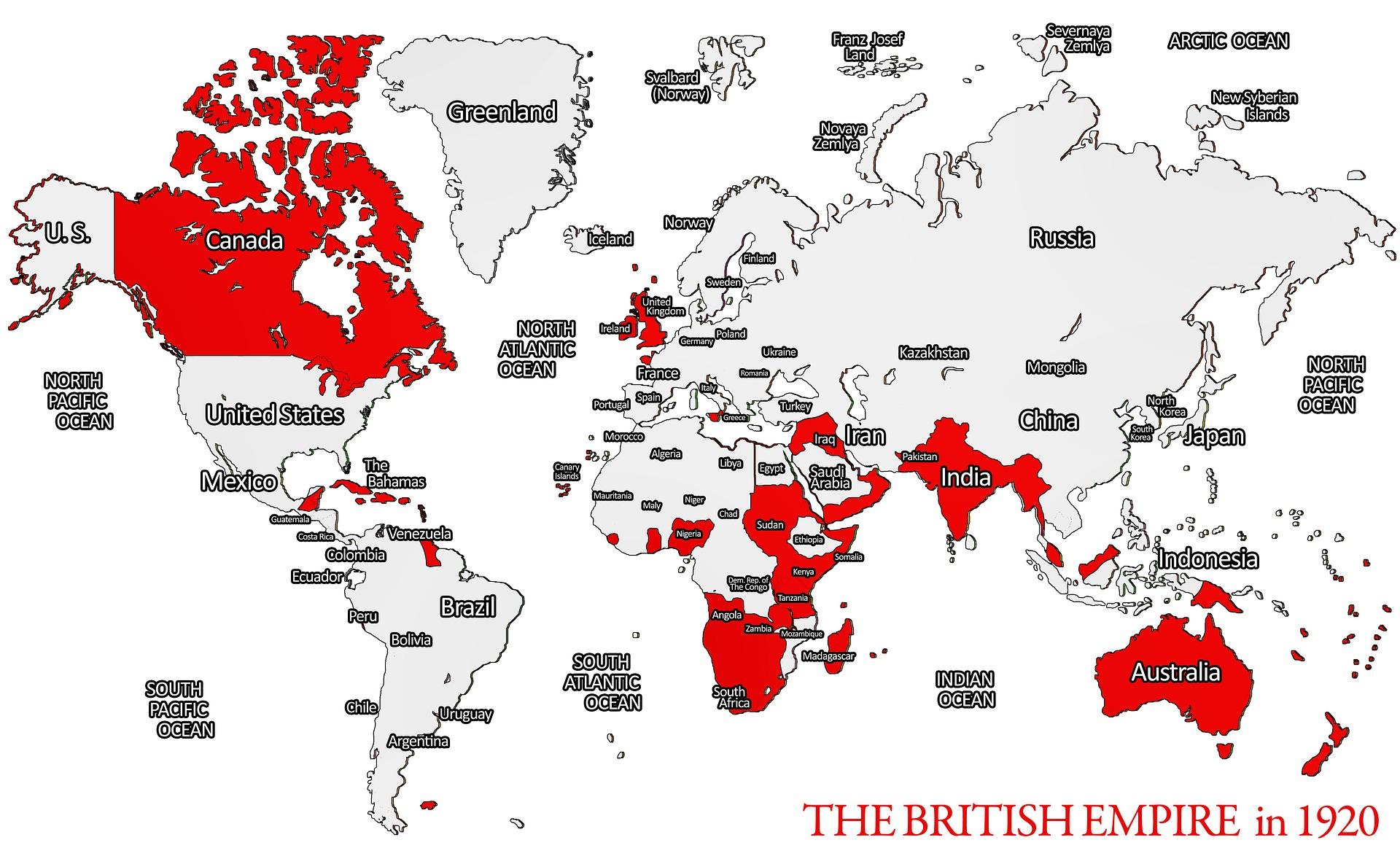 The last century saw a decline in the British Empire but global trade was not impacted