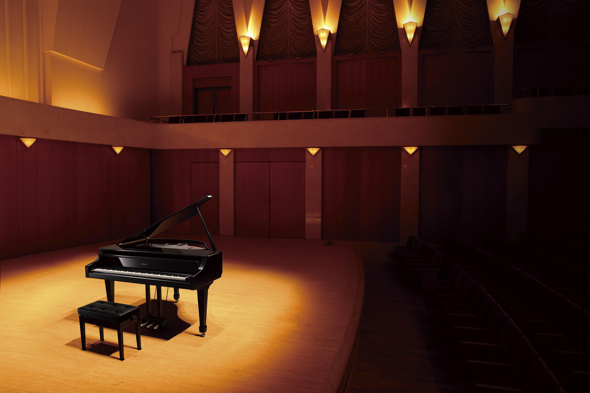 Concert hall for piano