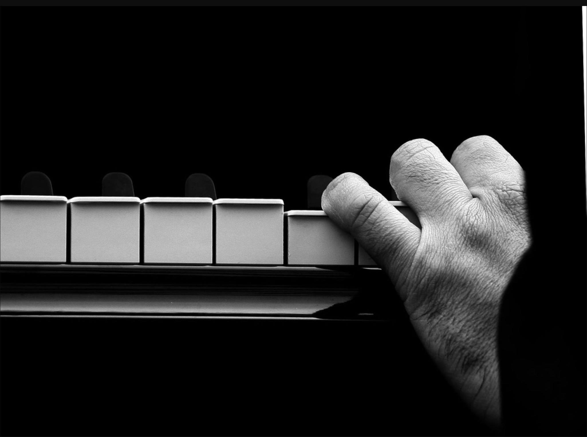 piano playing