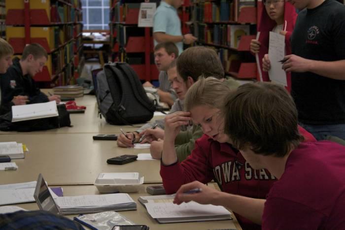 Test your knowledge by discussing topics with peers.