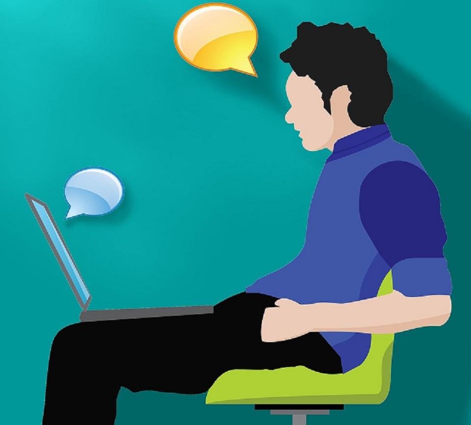 Chatting online offers you many conversation partners