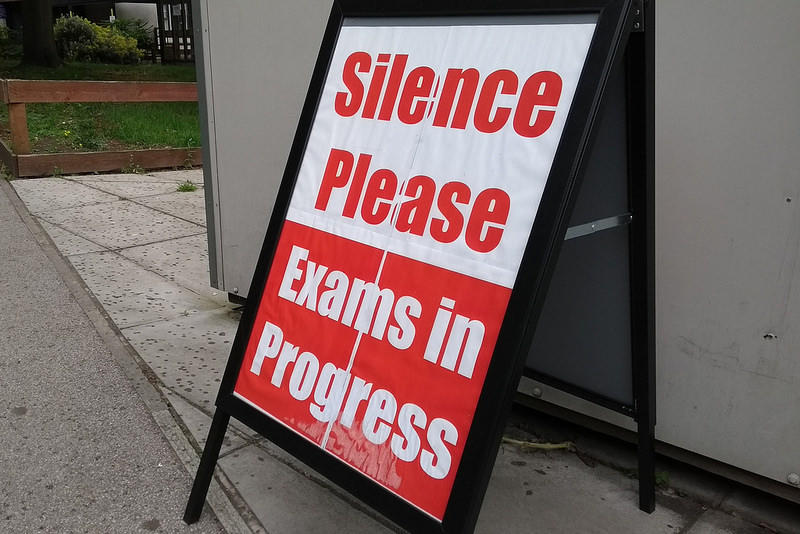 Past papers should be completed in isolation or in complete silence like in an exam hall.