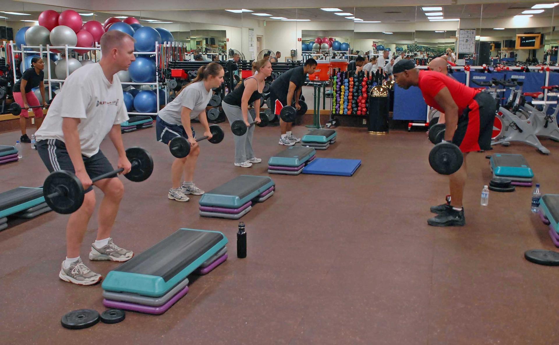 Working out with mates is motivating