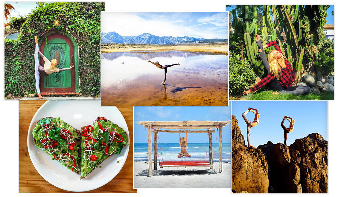 Follow yoga instructors online for health and fitness tips.