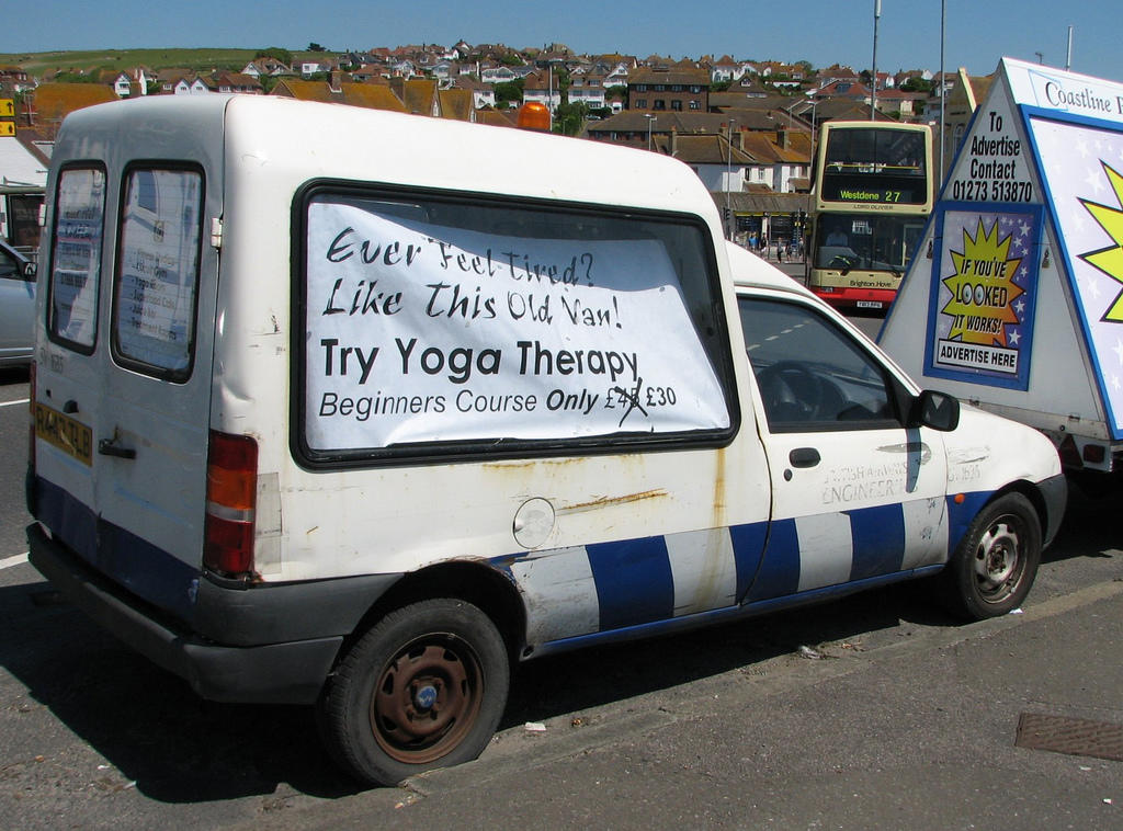 Advertising your yoga classes is important.