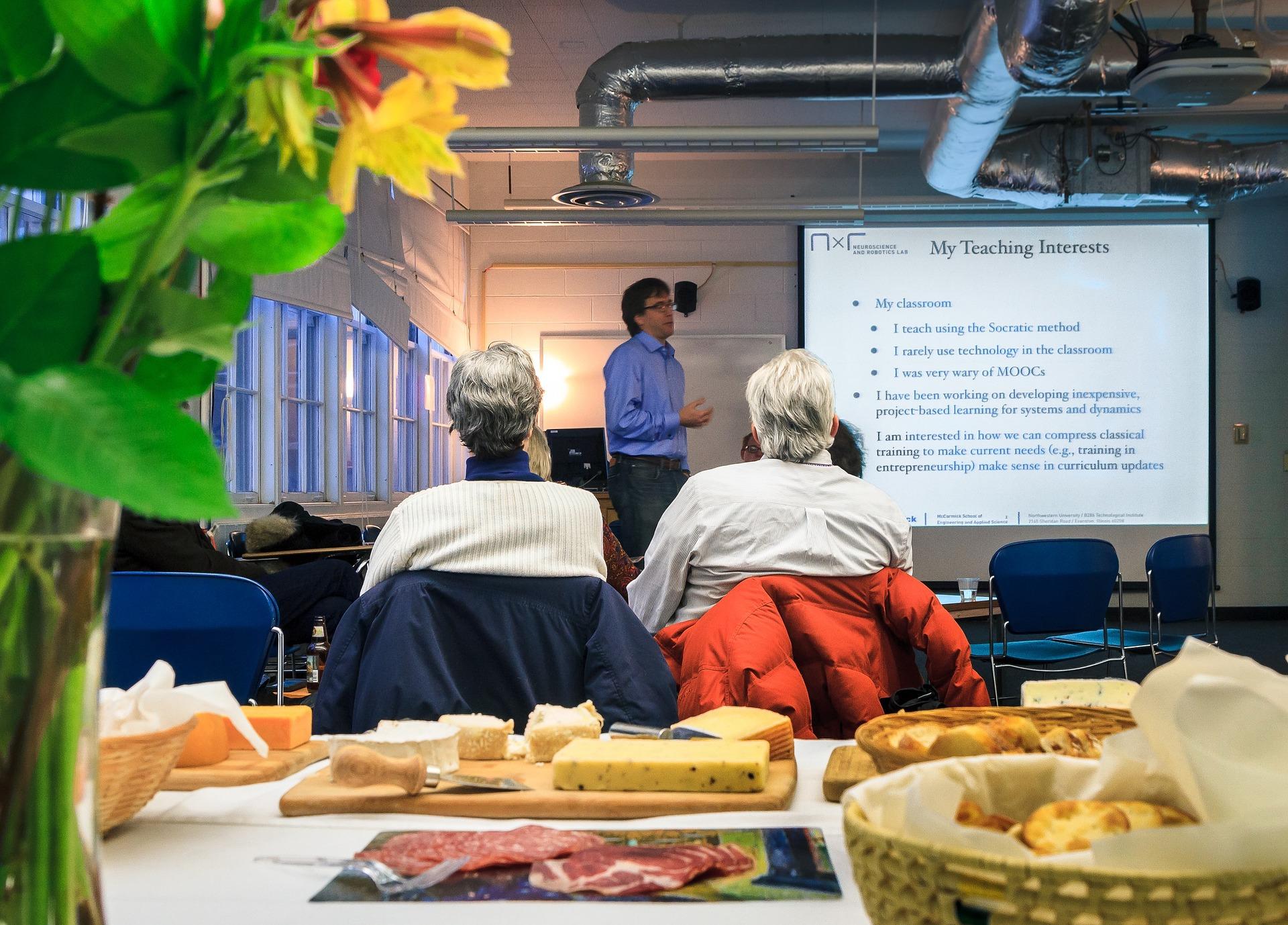 Learn to address an audience during your DITALS training