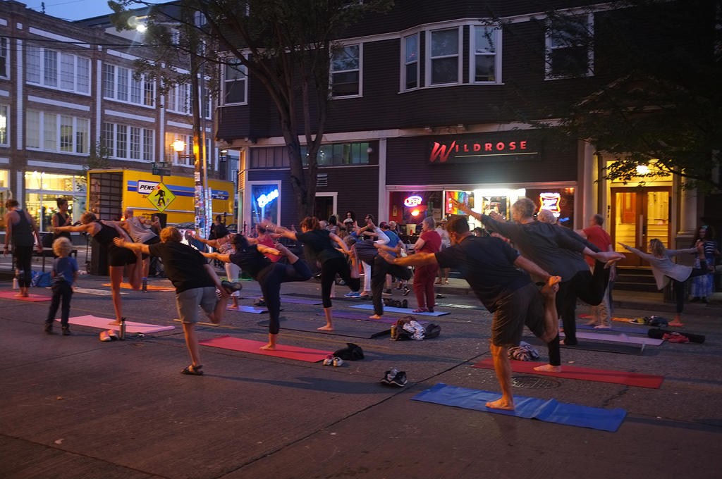 Avoid noisy areas for your yoga classes.