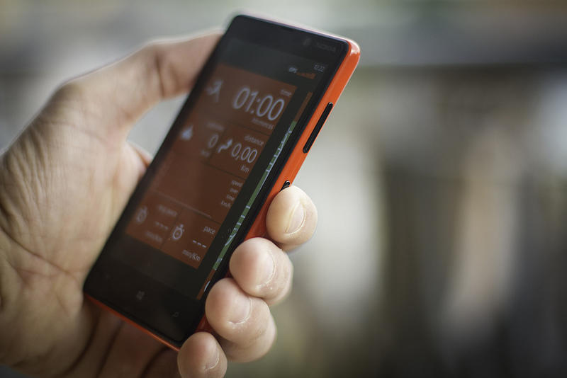 Count steps, calories and distance with an app!
