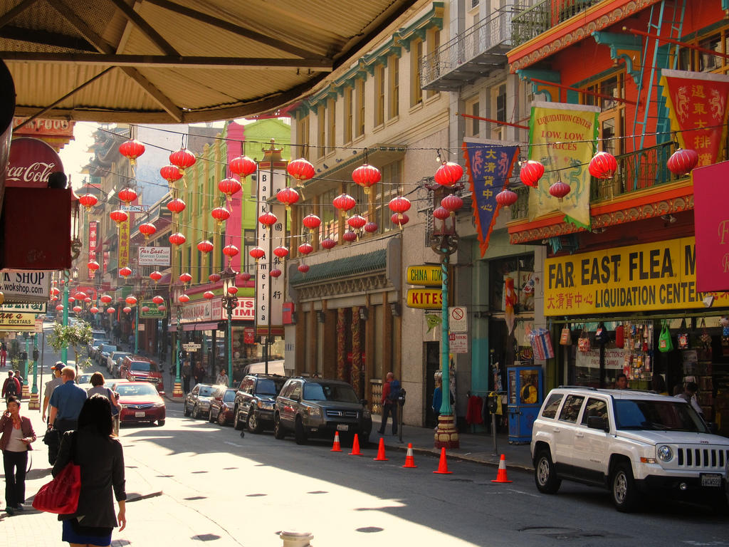 Learn Cantonese by going shopping in Chinatown.