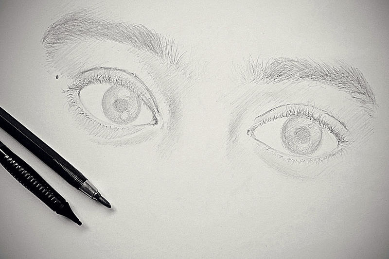 How to sketch faces