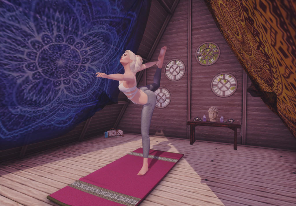 Virtual yoga is not recommended.