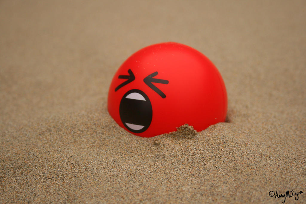 Squeeze a stress ball to relieve stress.