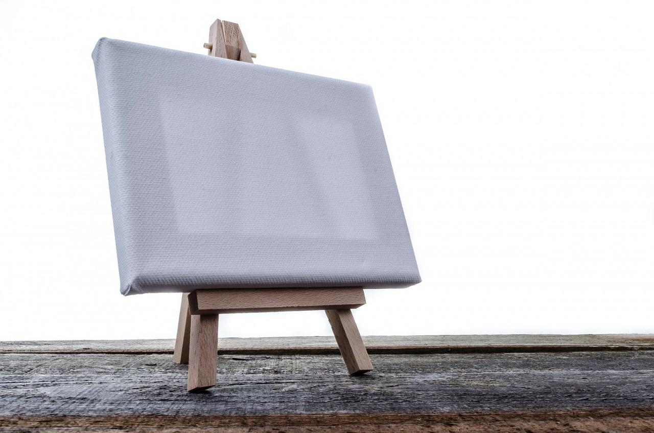 A thin canvas on a sturdy frame such as this is a mismatch