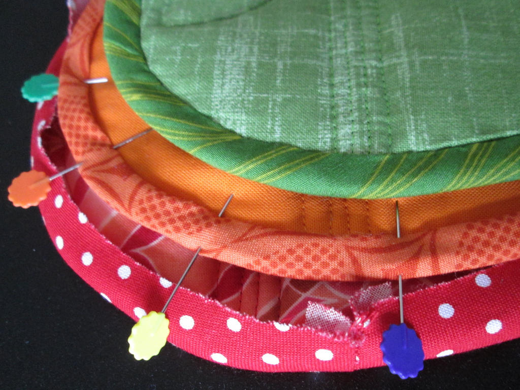 Making your own bias tape.