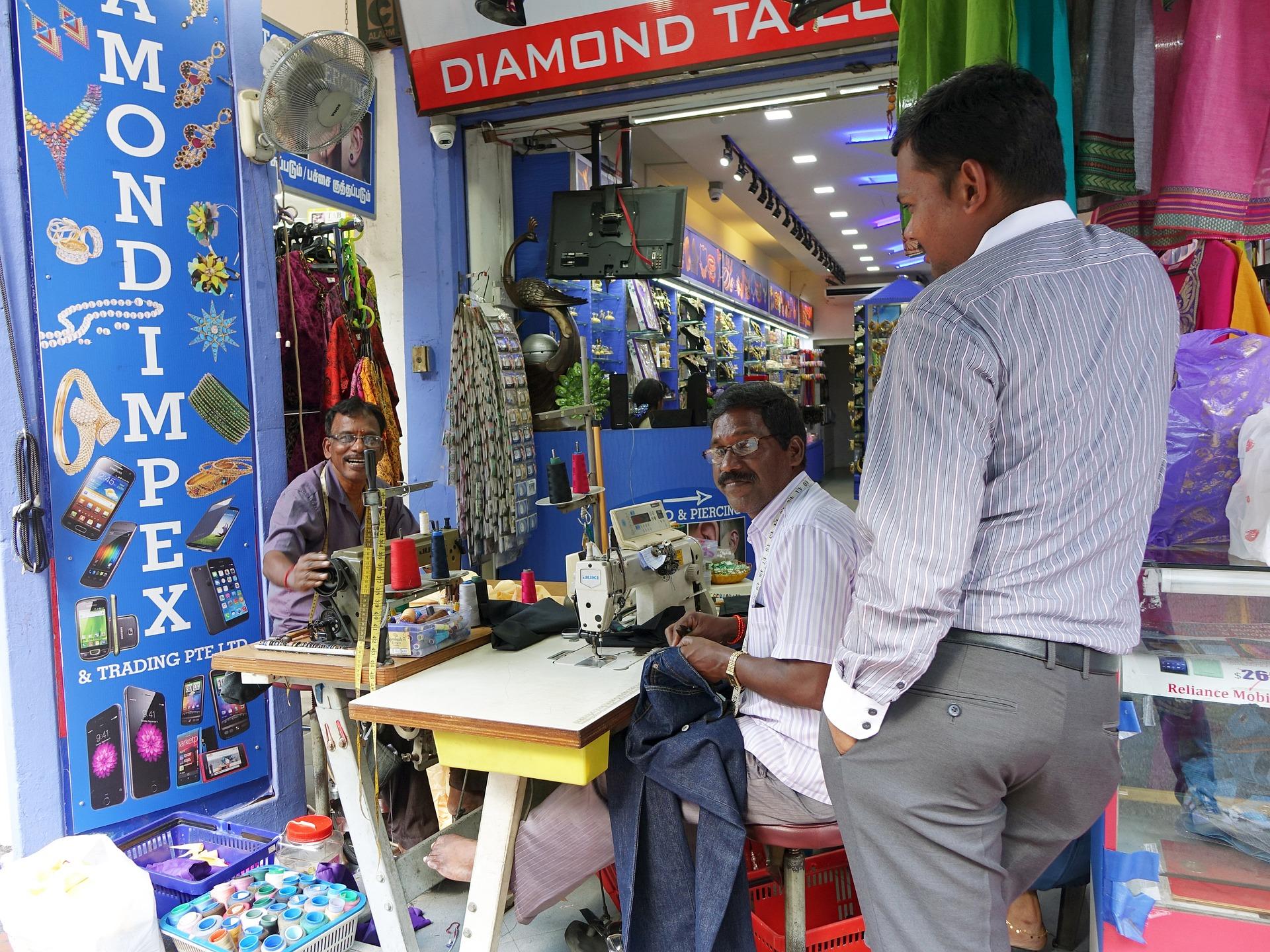 Not all men disdain sewing!