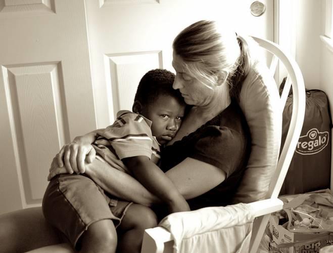 Children inherit half of their mother's and half of their father's genes to make new cells.