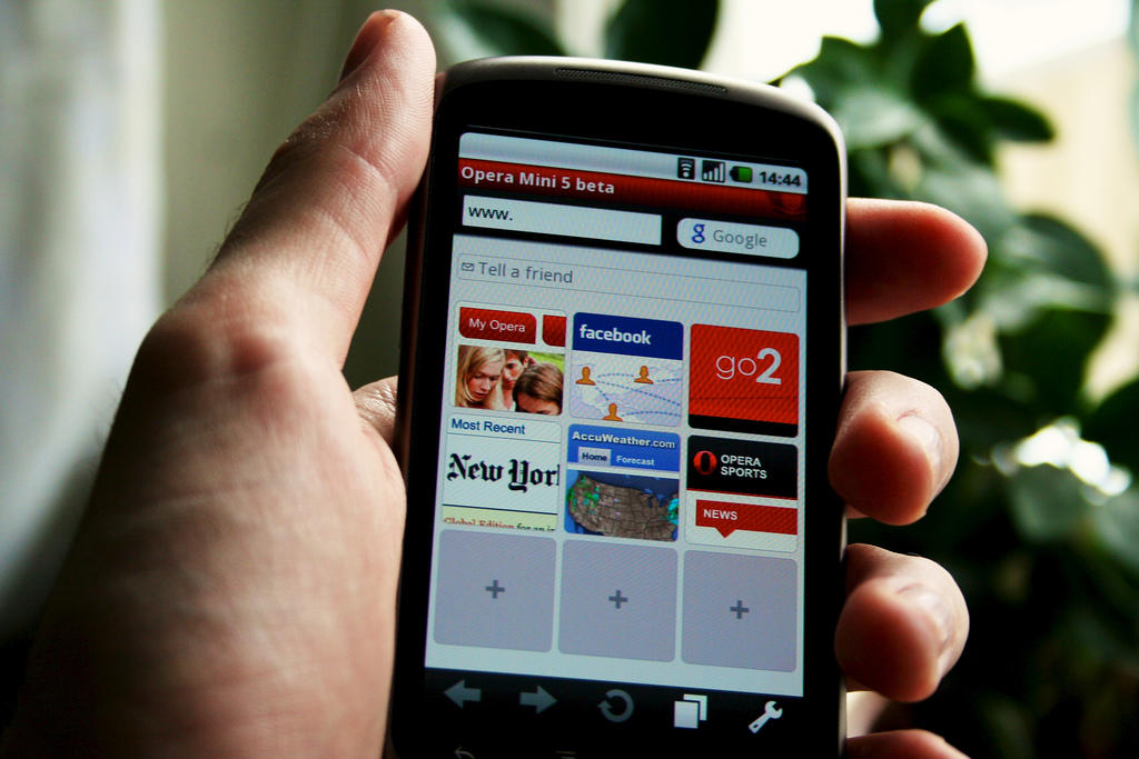 Opera Mini is a microbrowser.