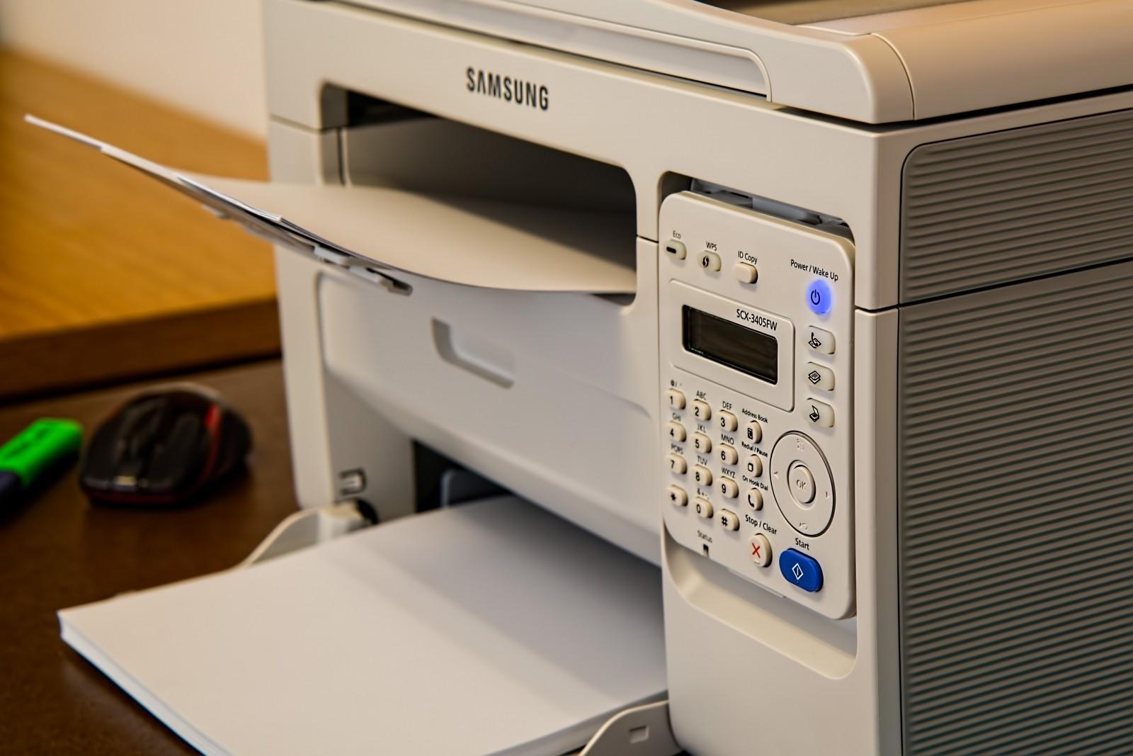 Integrated printer/scanner units are practical.