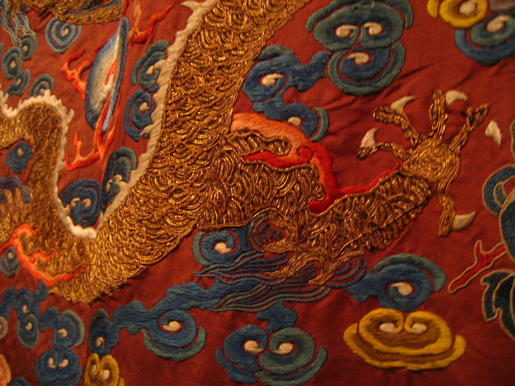 Chinese embroidery is gorgeous.