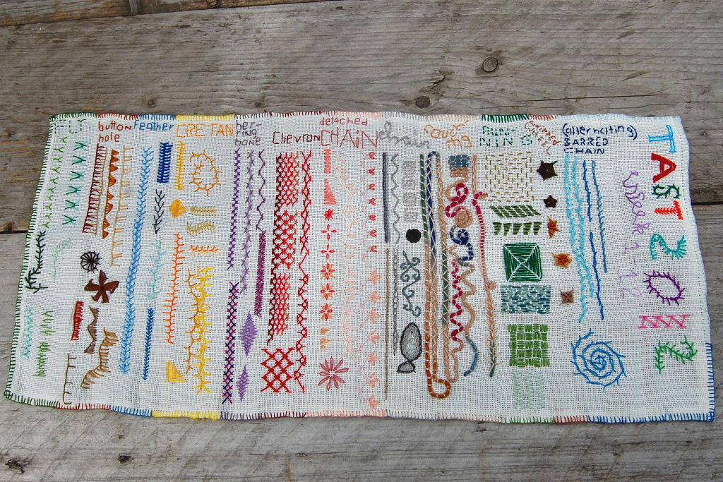There are many embroidery stitches out there