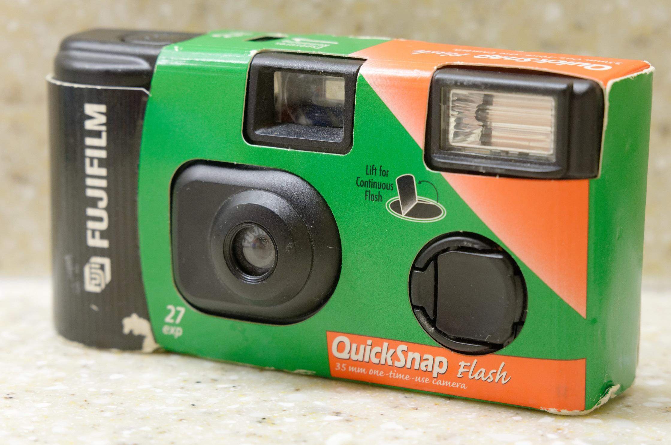 Have you ever used such a disposable camera?