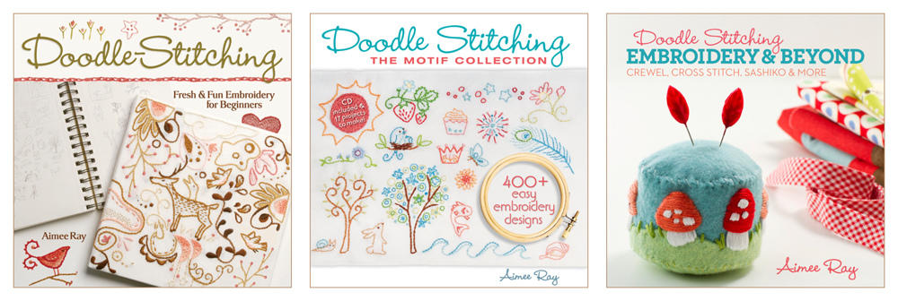 Doodle stitching is fun and easy.