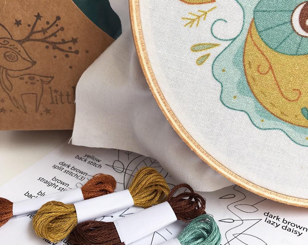 Embroidery kits are perfect to get you started.