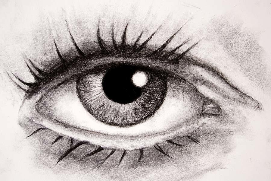 You can create very life-like images with charcoal.