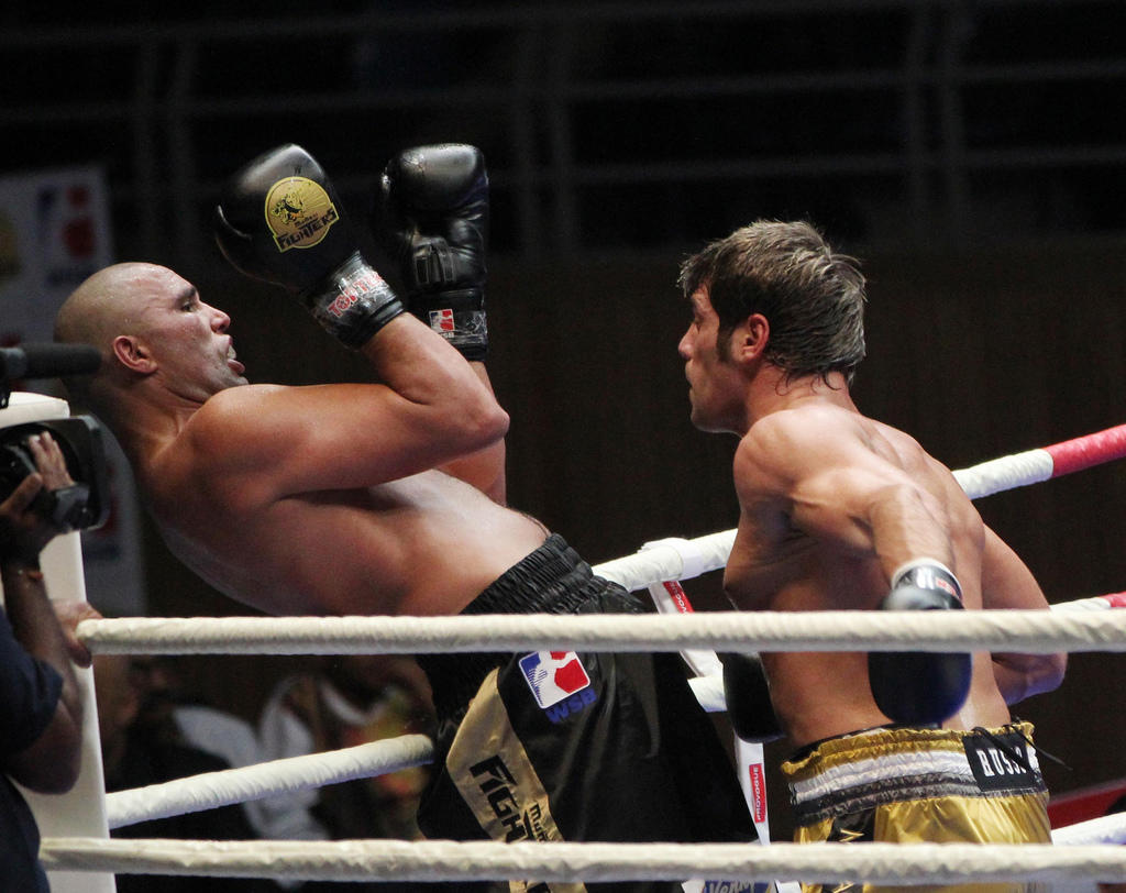 Boxers are very respectful of one another whether they are just doing training or competing