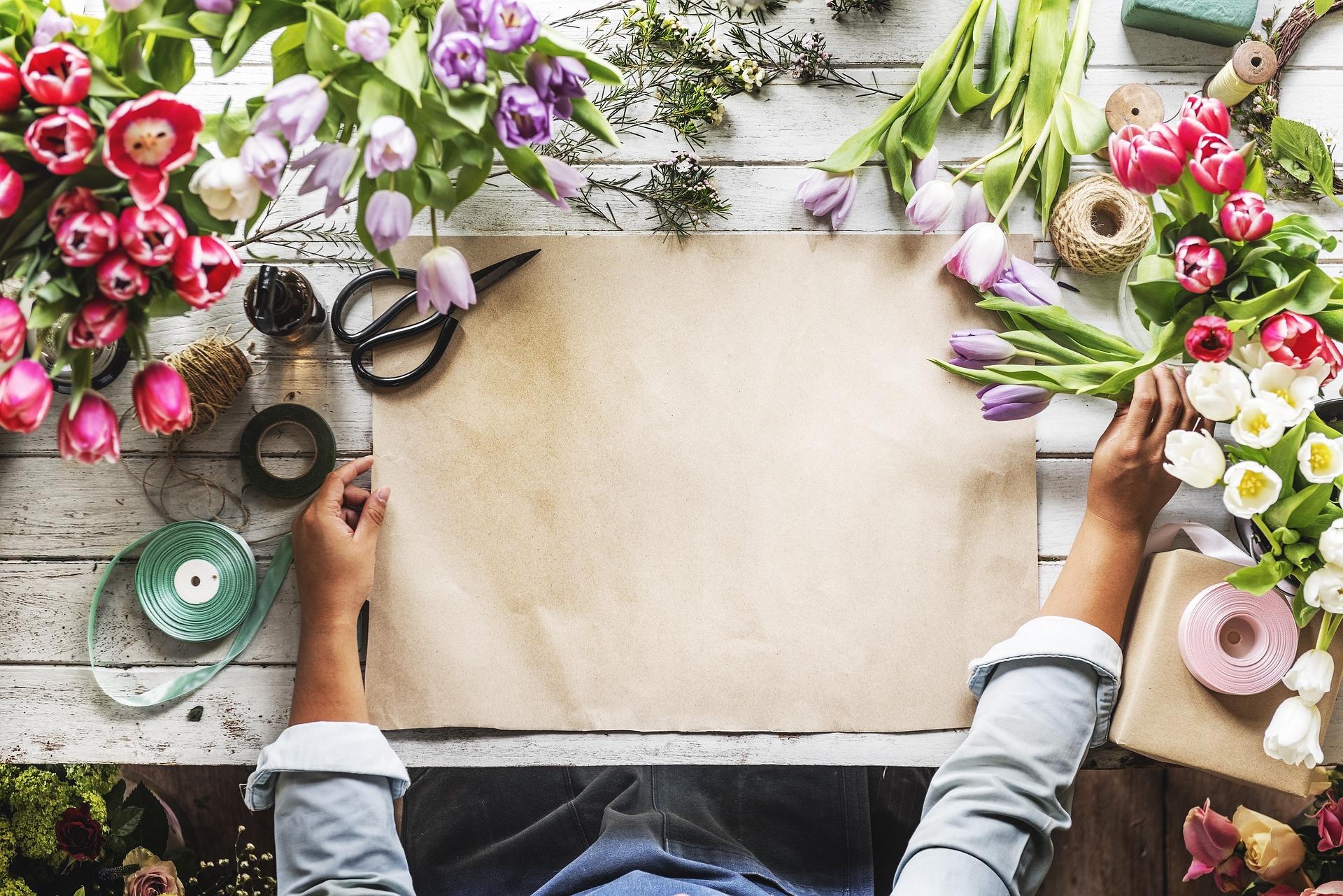 Even flower arranging is a form of art