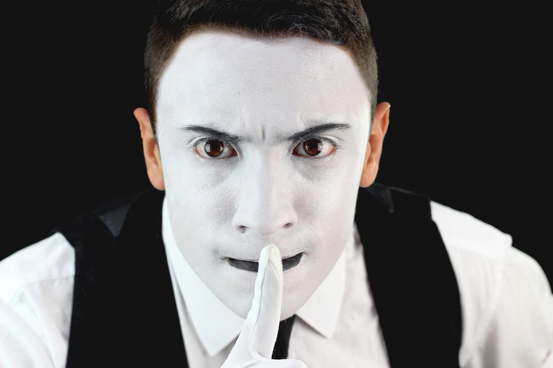 Acting classes in London include specific skills like learning how to be a mime. 