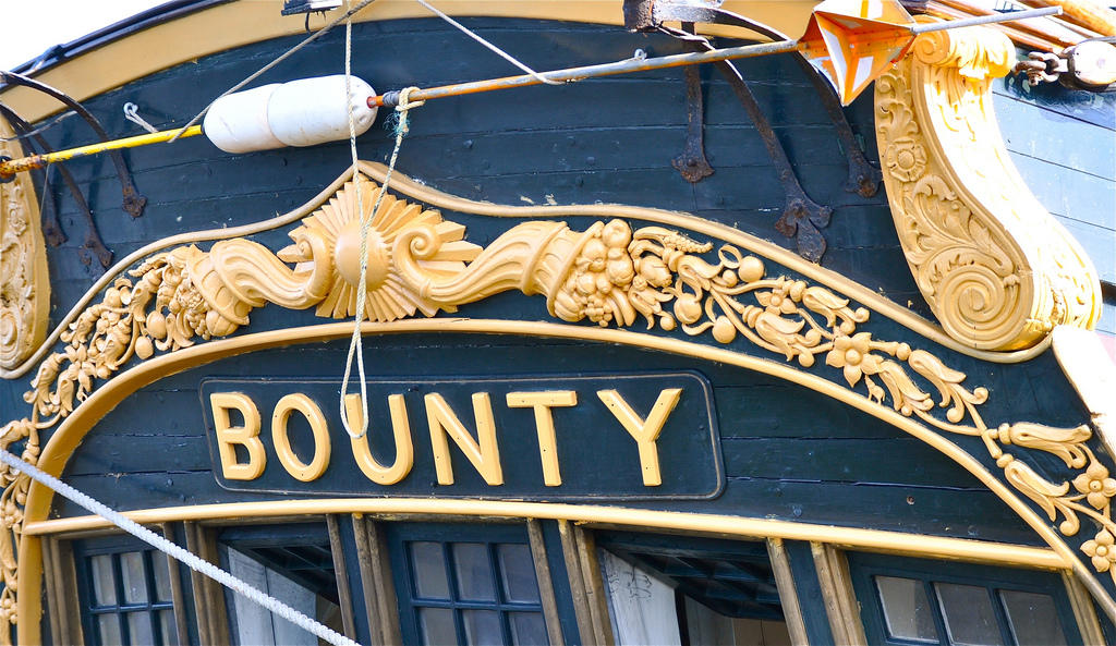 Anthony Hopkins played the Captain of the Bounty.